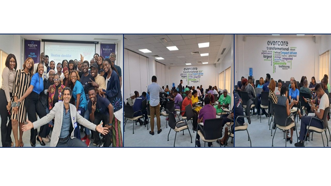 Participant brainstorming sessions, role-playing activities, and empathy-mapping exercises demonstrate the high level of engagement and collaboration throughout the workshops (shown here for Lekki, Nigeria).