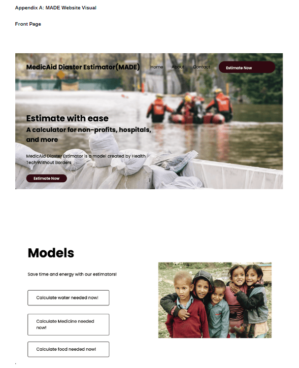 MADE Website Calculators